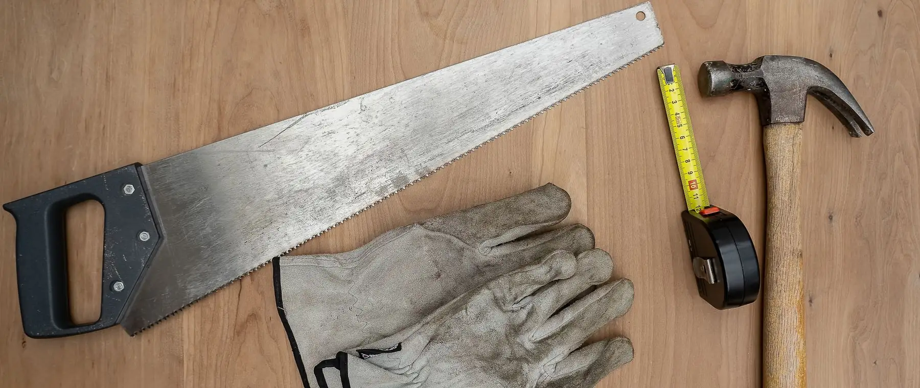 Herramientas de un manitas preparadas para un arreglo a domicilio